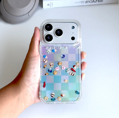 Shaker Case™ 💧 with Candy Grid Case Design