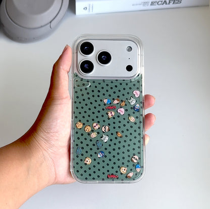 Shaker Case™ 💧 with Dotted Jungle Case Design