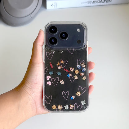 Shaker Case™ 💧 with Doodle Love Case Design