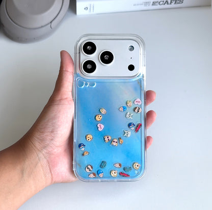 Shaker Case™ 💧 with Marble Sky Case Design