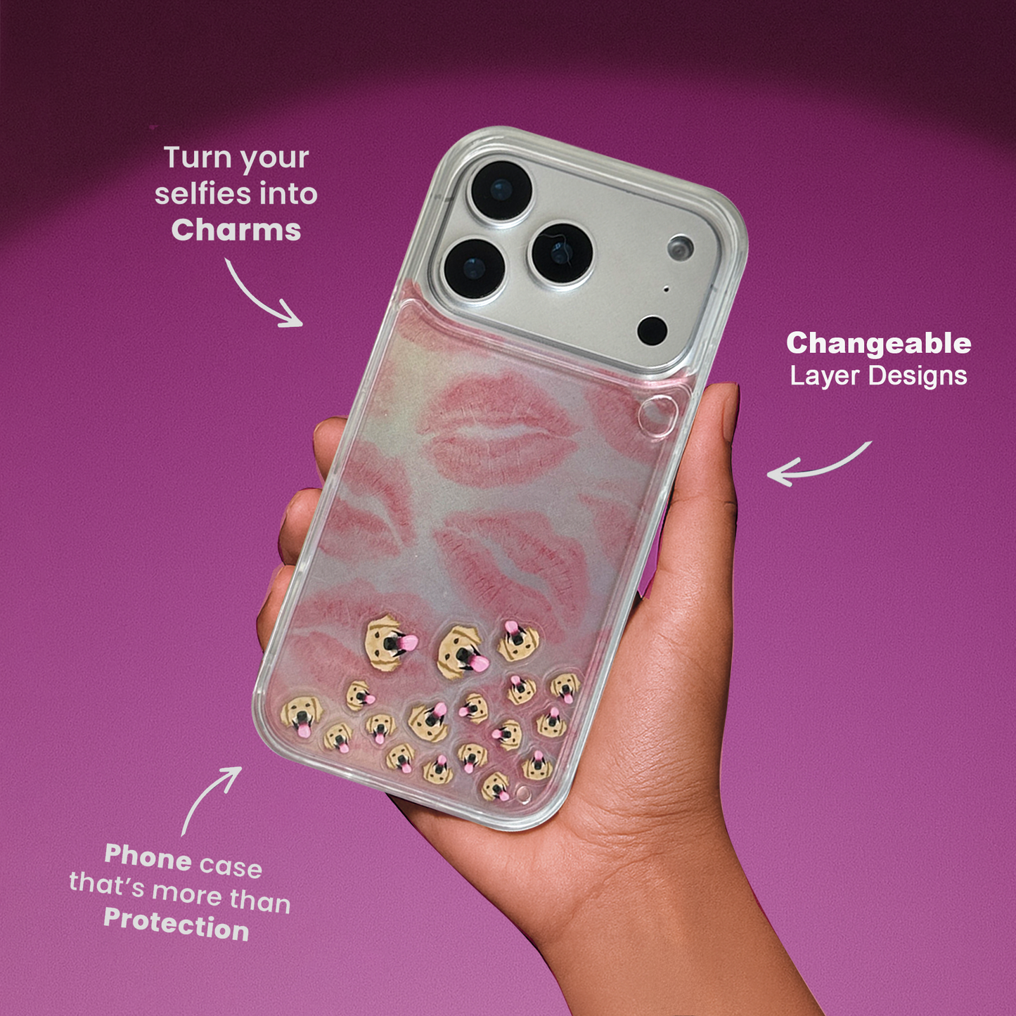Shaker Case™ 💧 with Pucker Up Case Design