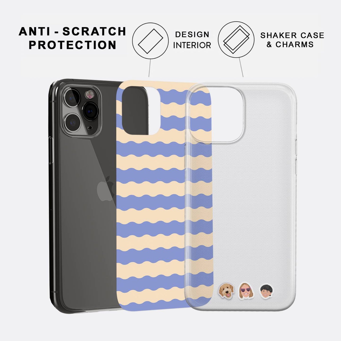 Shaker Case™ with Subtle Surf Case Design