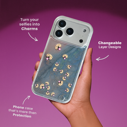 Shaker Case™ 💧 with Rose Lagoon Case Design