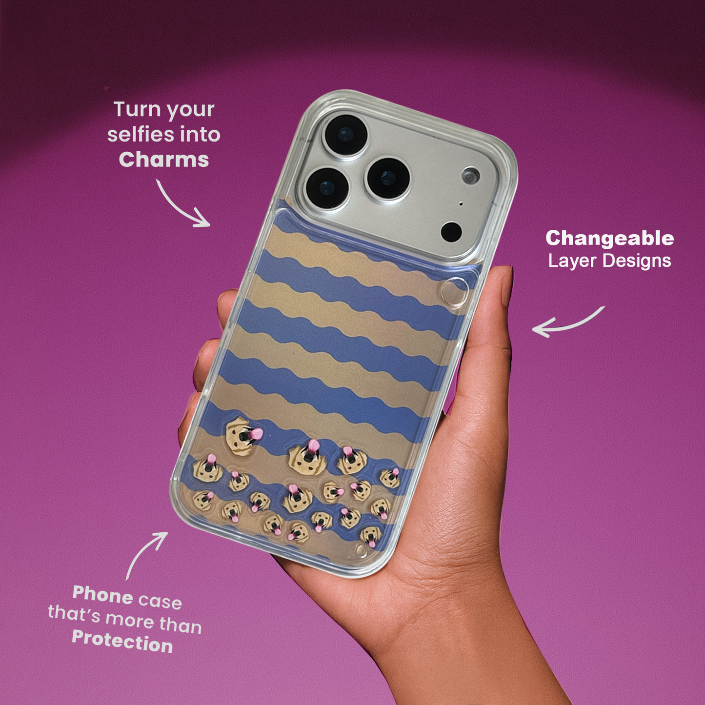 Shaker Case™ 💧 with Subtle Surf Case Design